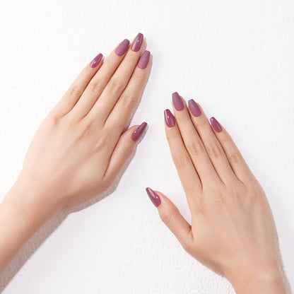 Magic Press Press-on Nails Purple Mauve