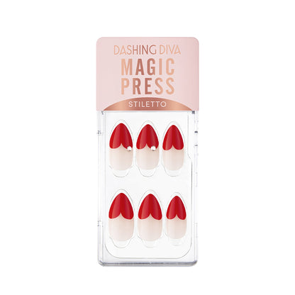 Magic Press Press-on Nails Heart French