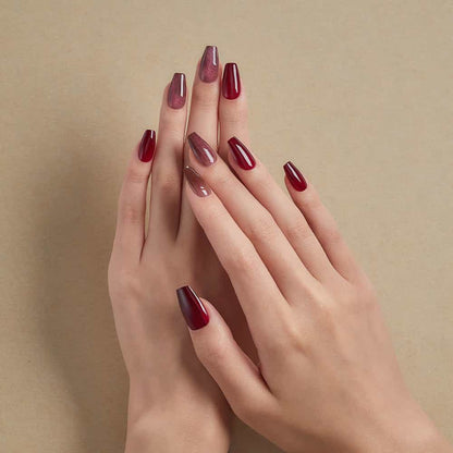 Magic Press Press-on Nails Wine Sorbet