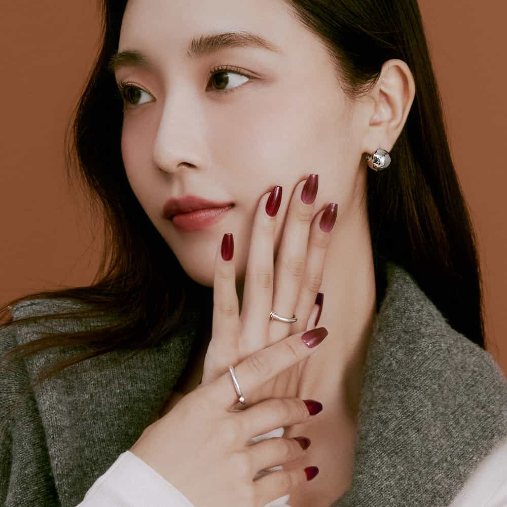 Magic Press Press-on Nails Wine Sorbet