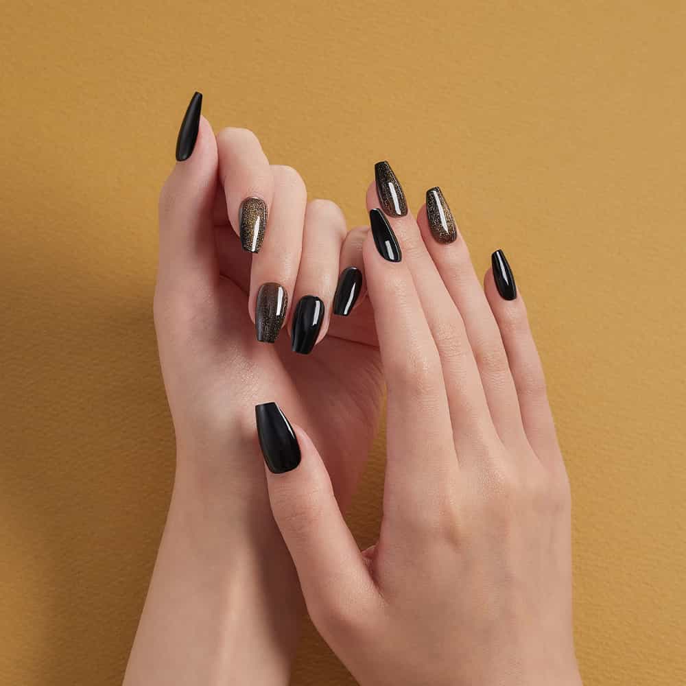 Magic Press Press-on Nails Black Sorbet