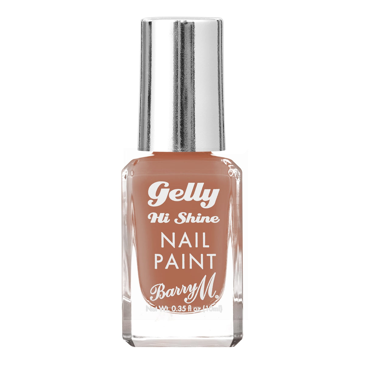 Barry M Gelly Hi Shine Nail Paint 10ml Café au Lait|10ml