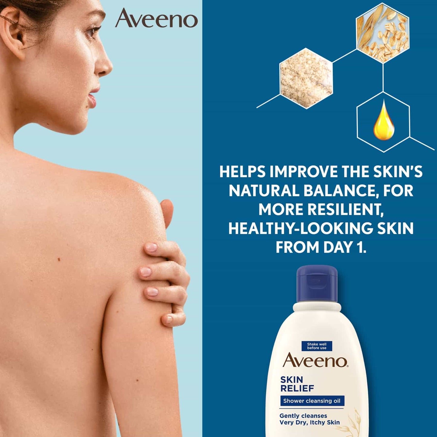 Aveeno Skin Relief Shower Cleansing Oil 300ml