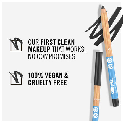 Kind & Free Clean Eyeliner Pencil 1.1g 001 Pitch|1.1g