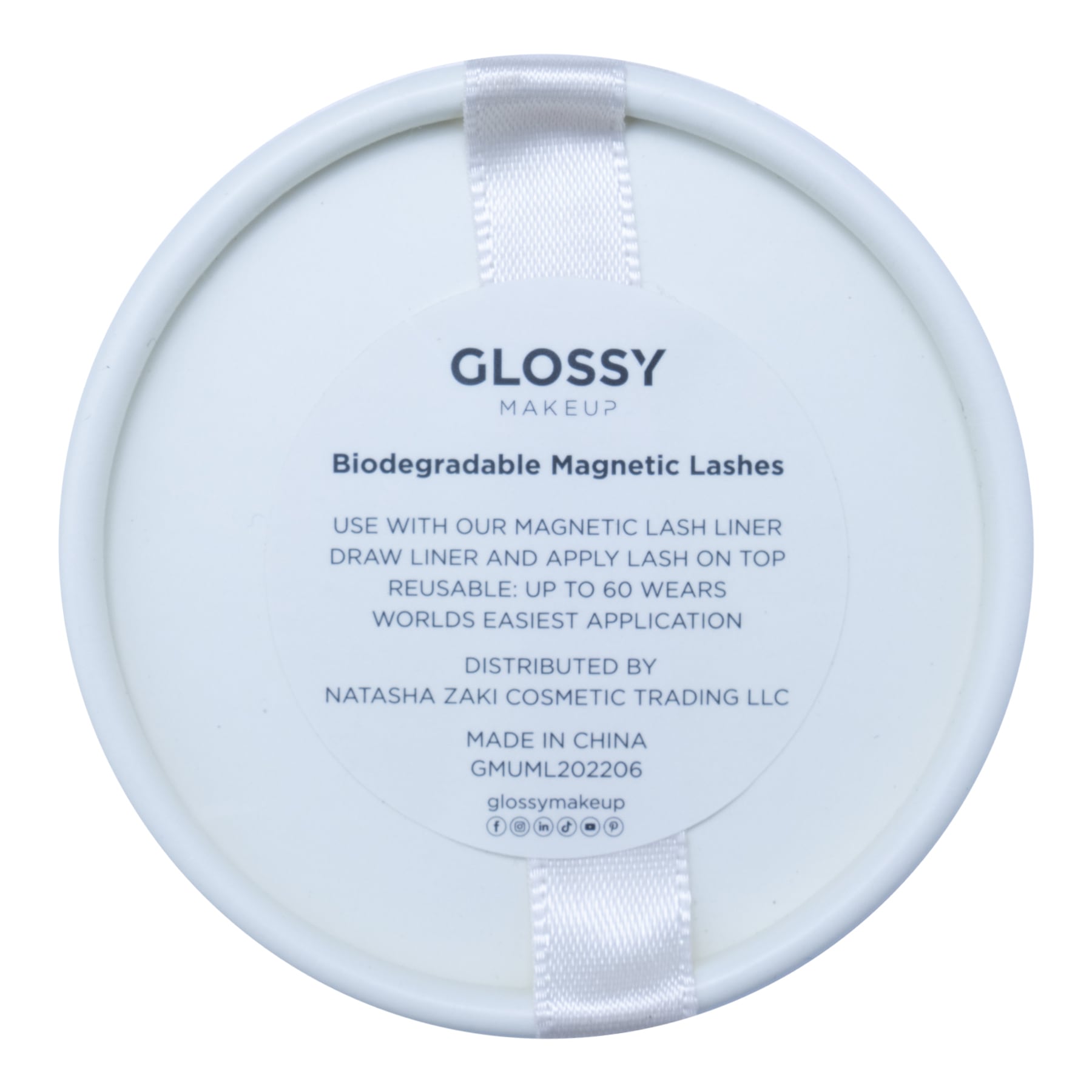 Make Up Biodegradable Magnetic Lash Natasha 1 Pair 1 Pair