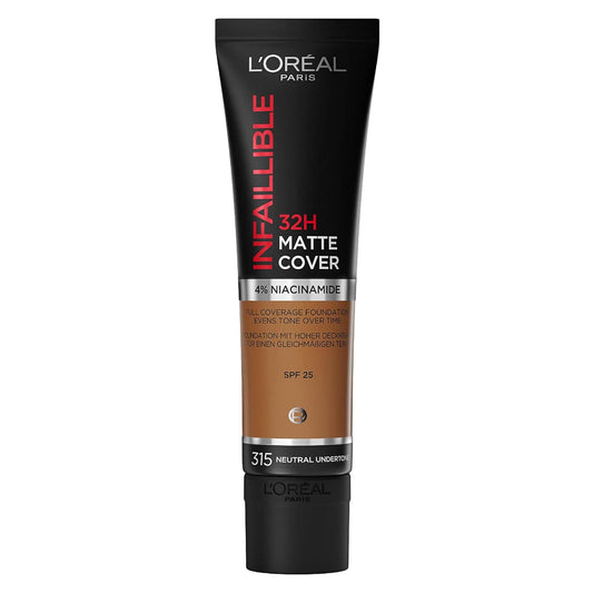 Infallible 32H Matte Cover Foundation SPF25 315 Neutral Undertone 30ml Neutral Undertone|30ml