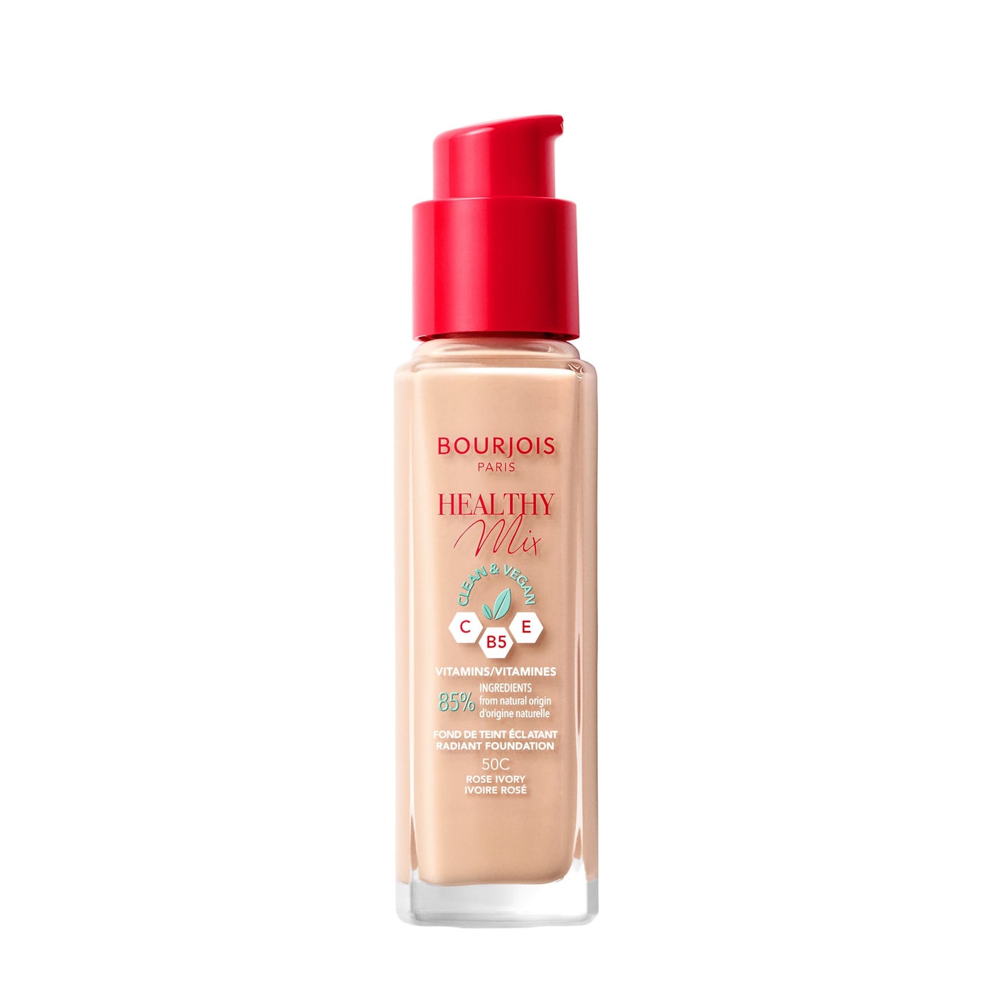 Healthy Mix Clean Foundation 30ml 50C Rose Ivory|30ml
