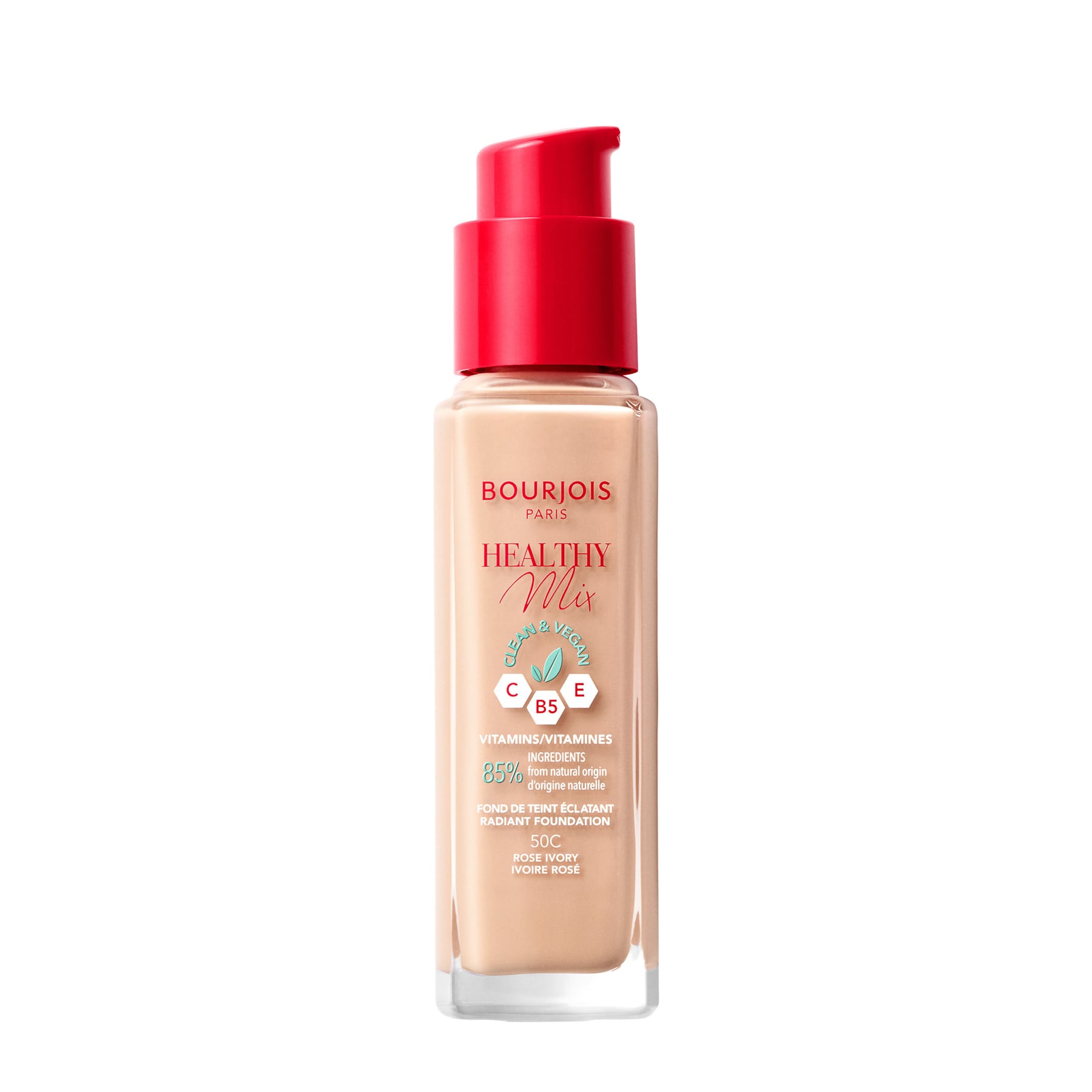 Healthy Mix Clean Foundation 30ml 50C Rose Ivory|30ml