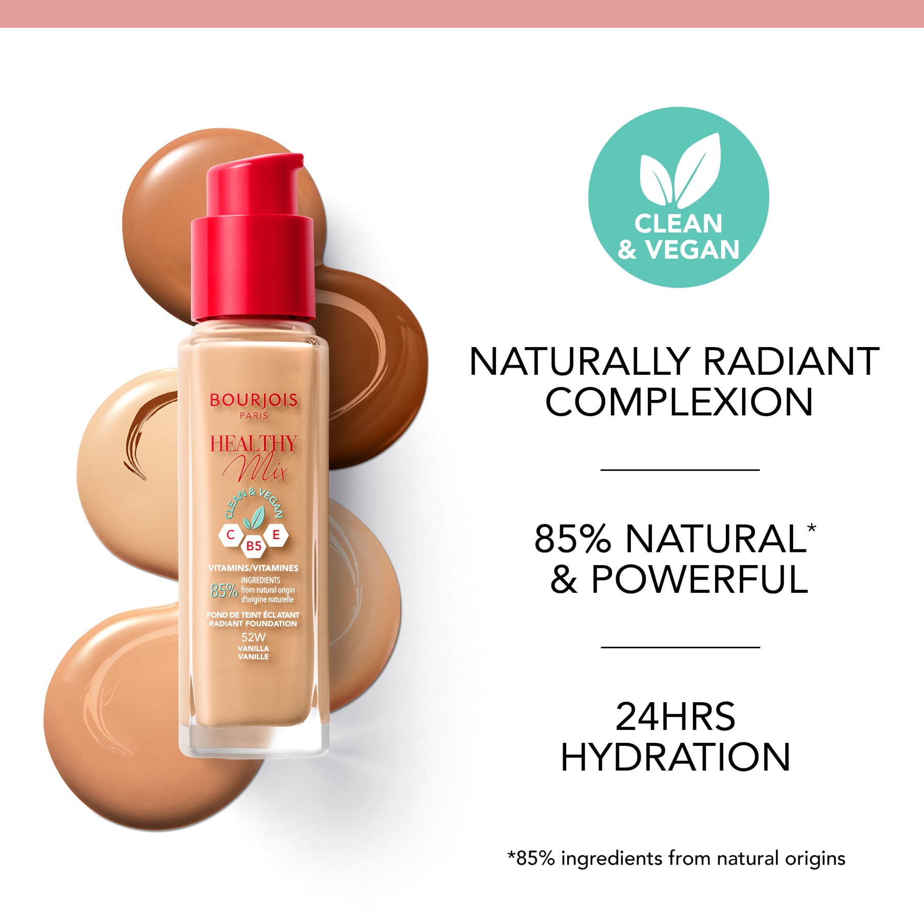 Healthy Mix Clean Foundation 30ml 58W Caramel|30ml