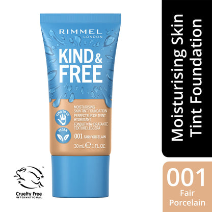 Kind & Free Moisturising Skin Tint Foundation 30ml Fair Porcelain|30ml