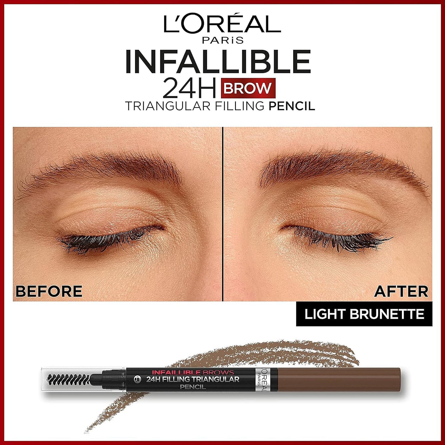 Infaillible Brows 24H Filling Triangular Pencil 5.0 Light Brunette 9.2g Light Brunette|9.2g