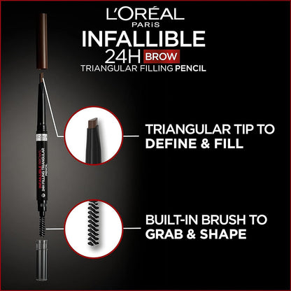 Infaillible Brows 24H Filling Triangular Pencil 9.2g Auburn|9.2g