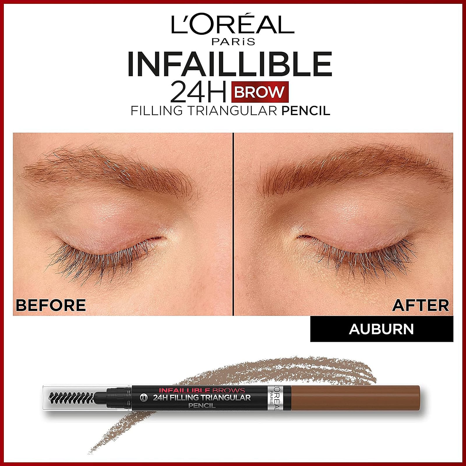 Infaillible Brows 24H Filling Triangular Pencil 9.2g Auburn|9.2g