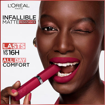L'Oreal Paris Infallible Matte Resistance Liquid Lipstick 5ml Major Crush|5ml