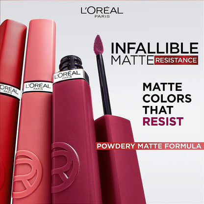 L'Oreal Paris Infallible Matte Resistance Liquid Lipstick 5ml Tropical Vacay|5ml