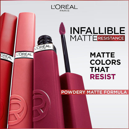L'Oreal Paris Infallible Matte Resistance Liquid Lipstick 5ml Spill the Tea|5ml