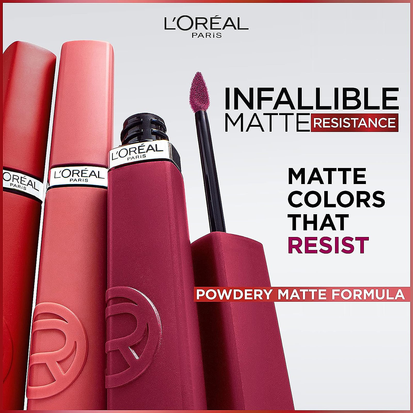 L'Oreal Paris Infallible Matte Resistance Liquid Lipstick 5ml Le Rouge Paris|5ml