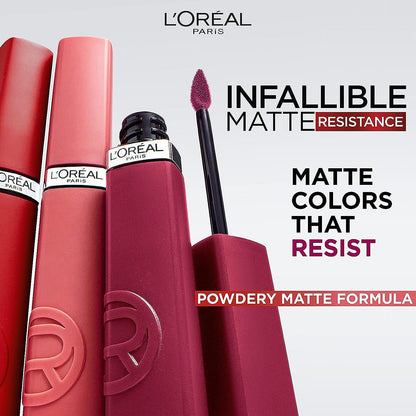 L'Oreal Paris Infallible Matte Resistance Liquid Lipstick 5ml A-Lister|5ml