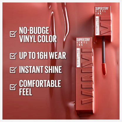 Maybelline Super Stay Vinyl Ink Nudes Gloss Lipstick
