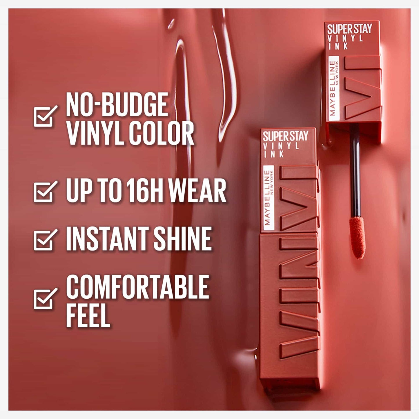 Maybelline Super Stay Vinyl Ink Nudes Gloss Lipstick