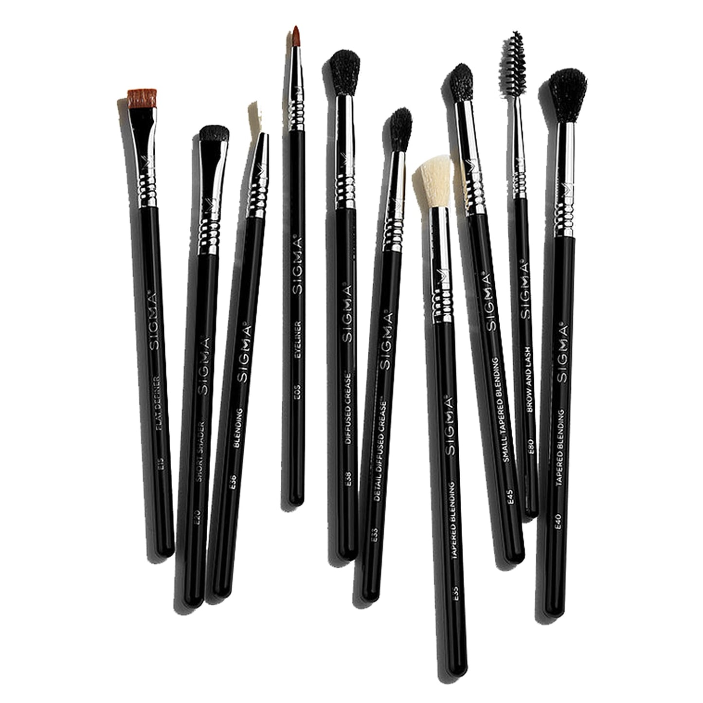 E33 Detail Diffused Crease Brush Black/Silver Black/Silver|1 Piece