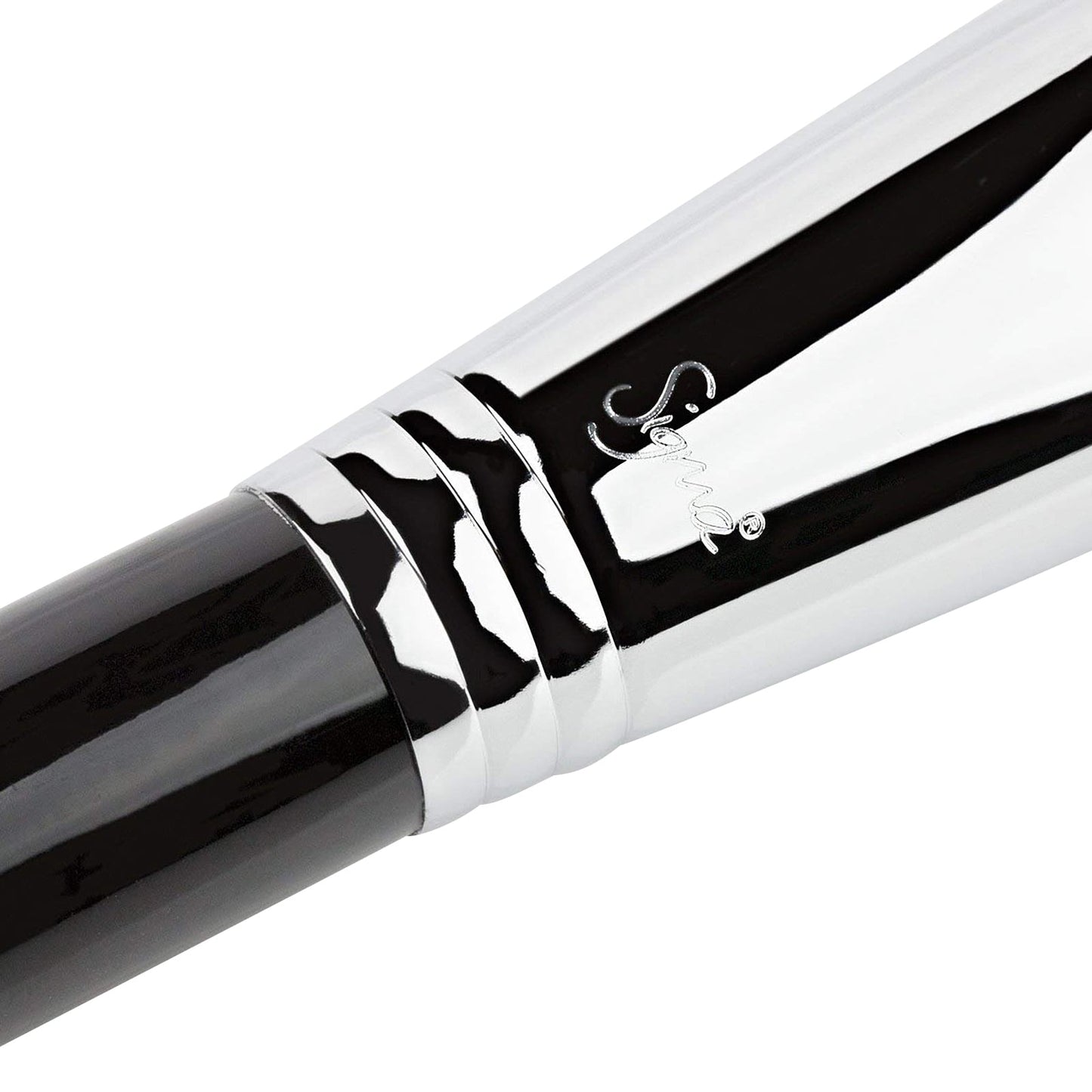 F15 Duo Fibre Powder Blush Brush Black/Silver Black/Silver|1 Piece