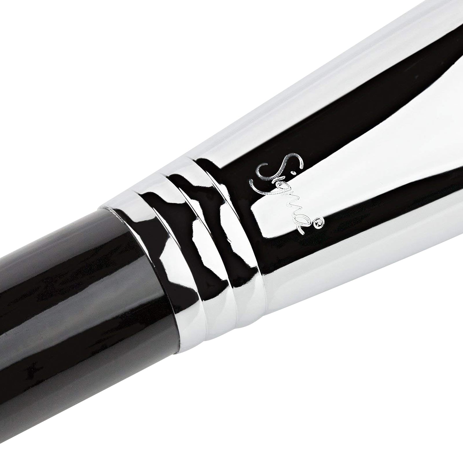 F15 Duo Fibre Powder Blush Brush Black/Silver Black/Silver|1 Piece