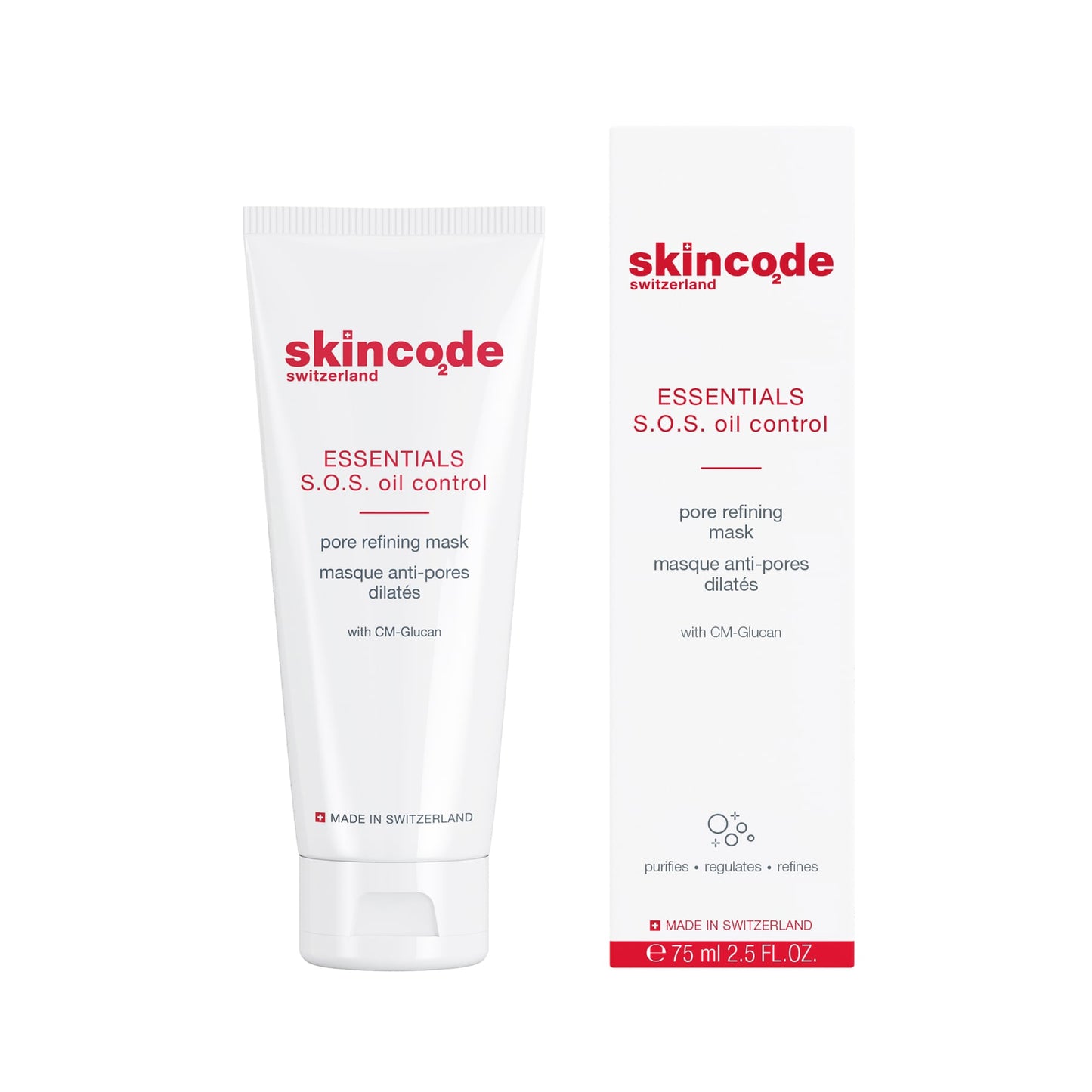 Skincode S.O.S. Oil Control Pore Refining Mask 75ml