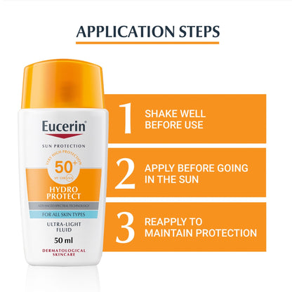 Eucerin Sun Protection Hydro Protect Ultra-light Fluid SPF 50+ 50ml