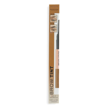 Revolution Colour Adapt Brow Tint Dark Brown 2.56ml Light Brown|2.56ml