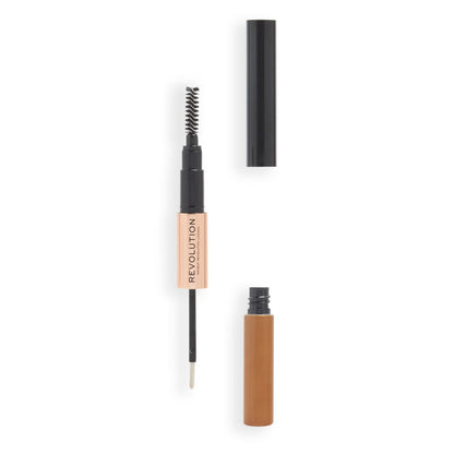 Revolution Colour Adapt Brow Tint Dark Brown 2.56ml Light Brown|2.56ml