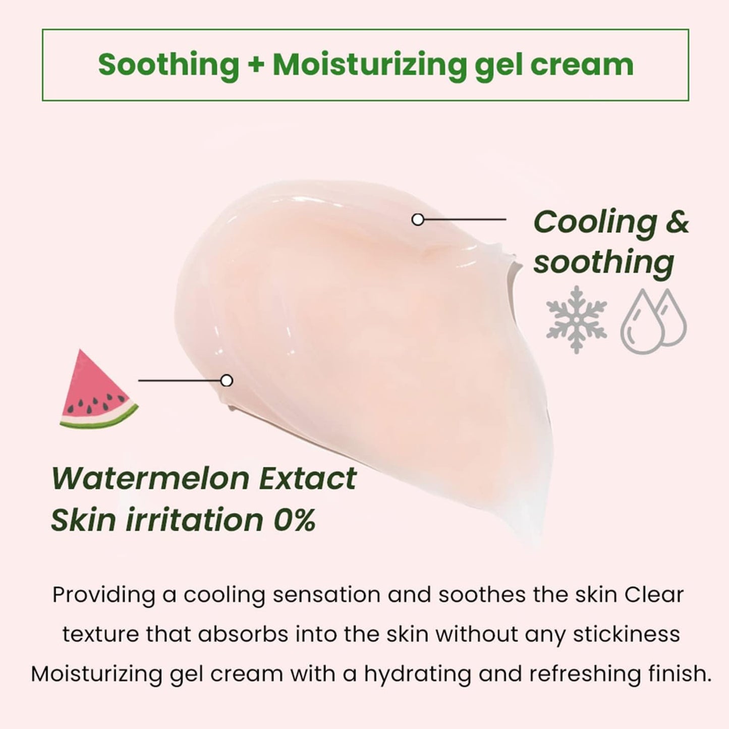 Watermelon Moisture Soothing Gel Cream 110ml 110ml