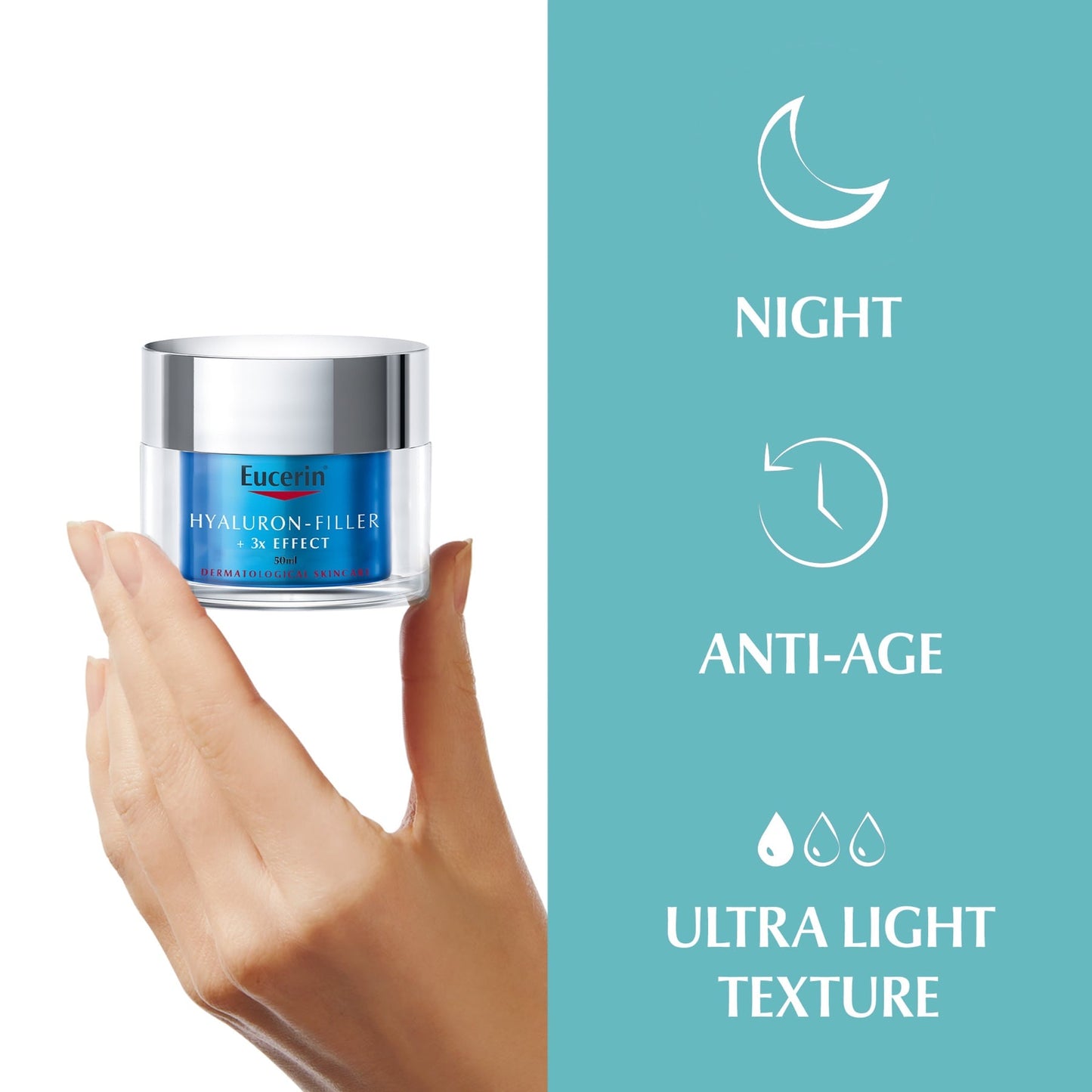 Eucerin Hyaluron filler Effect Moisture Booster Night Cream 50ml