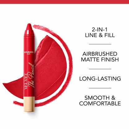 Velvet The Pencil Matte Finish Lipliner 1.8g