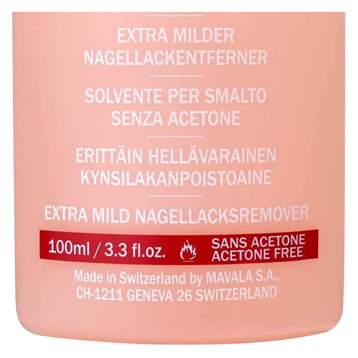 Nail Polish Remover Pink 100ml Pink|100ml