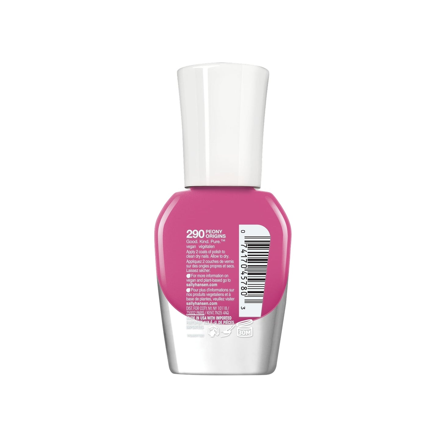 Sally Hansen Good.Kind.Pure Nail Polish 10ml Peony Origins|10ml