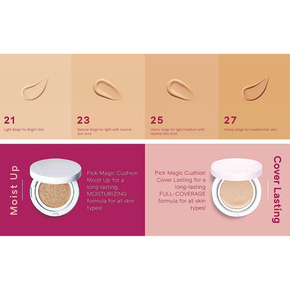 Magic Cushion Cover Lasting Foundation SPF50+ PA+++ 23 Natural Beige 15g Natural Beige|15g