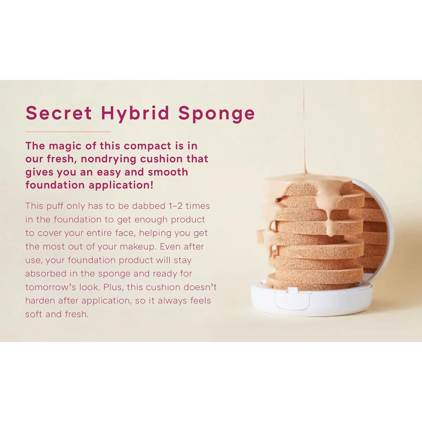 Magic Cushion Cover Lasting Foundation SPF50+ PA+++ 23 Natural Beige 15g Natural Beige|15g