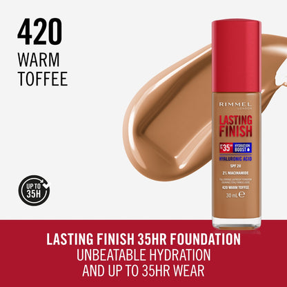 Lasting Finish 35 Hour Foundation 30ml Warm Toffee|30ml