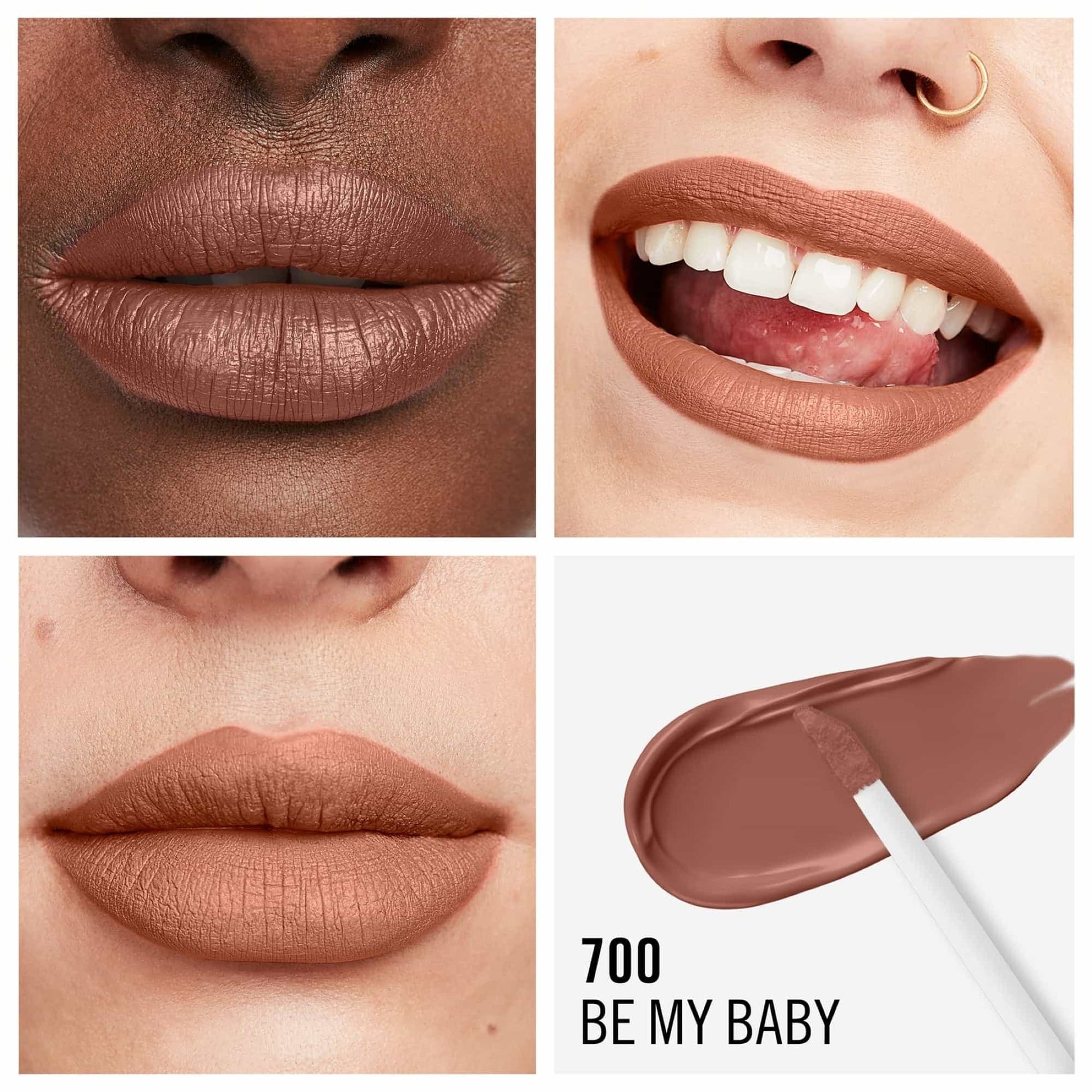 Lasting Mega Matte Liquid Lip Colour 7.4ml Be my Baby|7.4ml