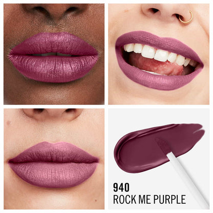 Lasting Mega Matte Liquid Lip Colour 7.4ml Rock me Purple|7.4ml