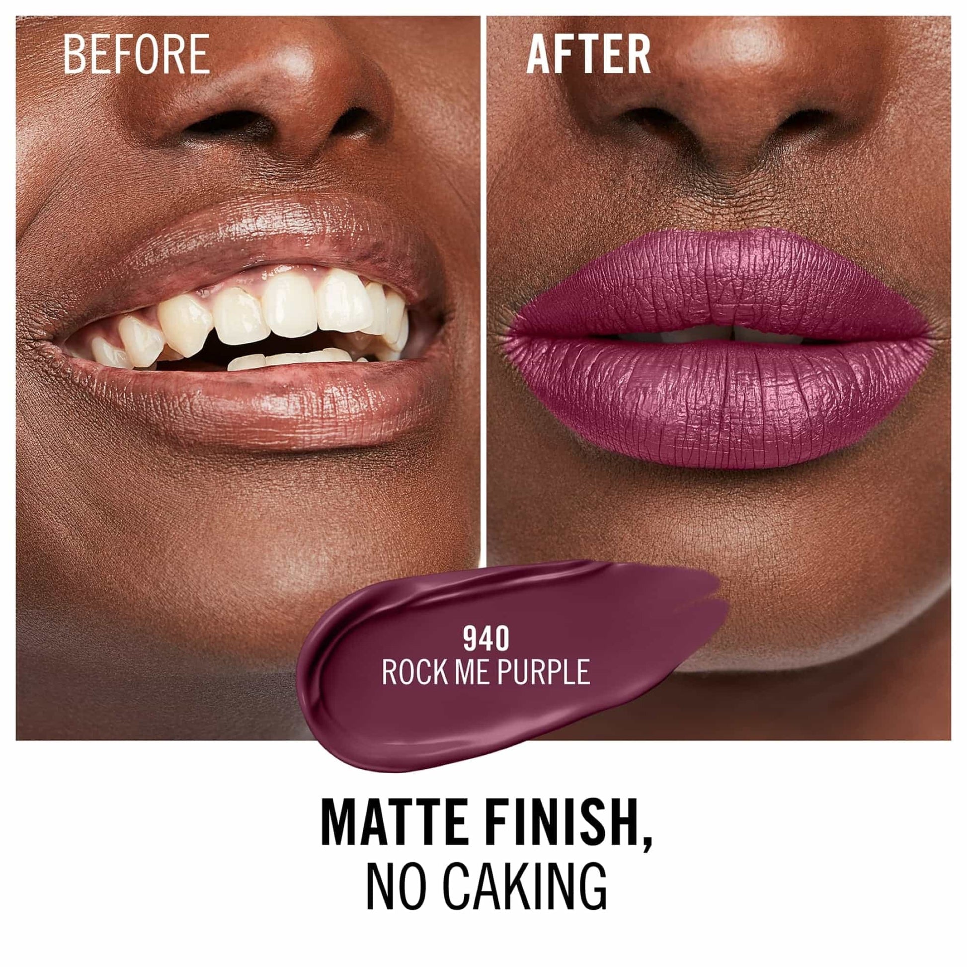 Lasting Mega Matte Liquid Lip Colour 7.4ml Rock me Purple|7.4ml