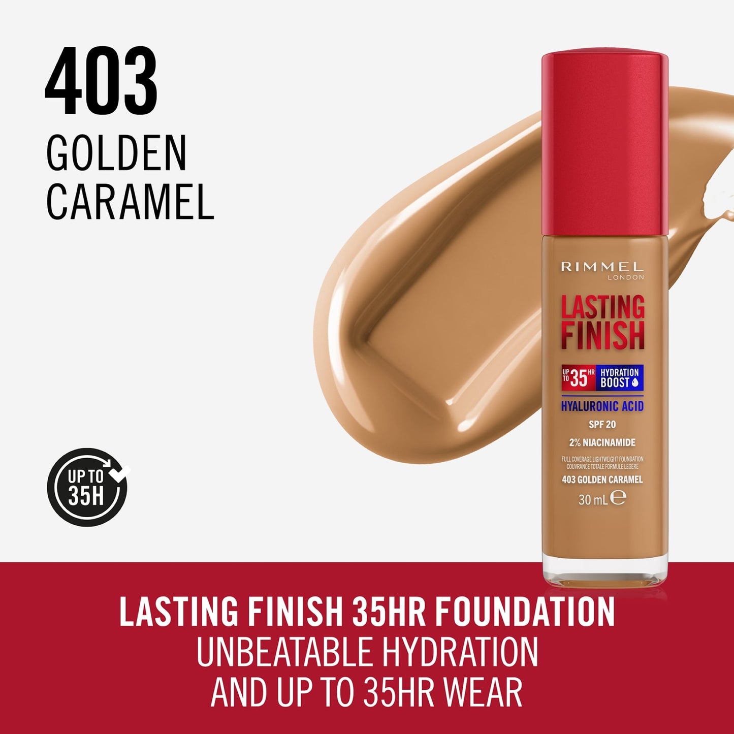 Lasting Finish 35 Hour Foundation 30ml Golden Caramel|30ml