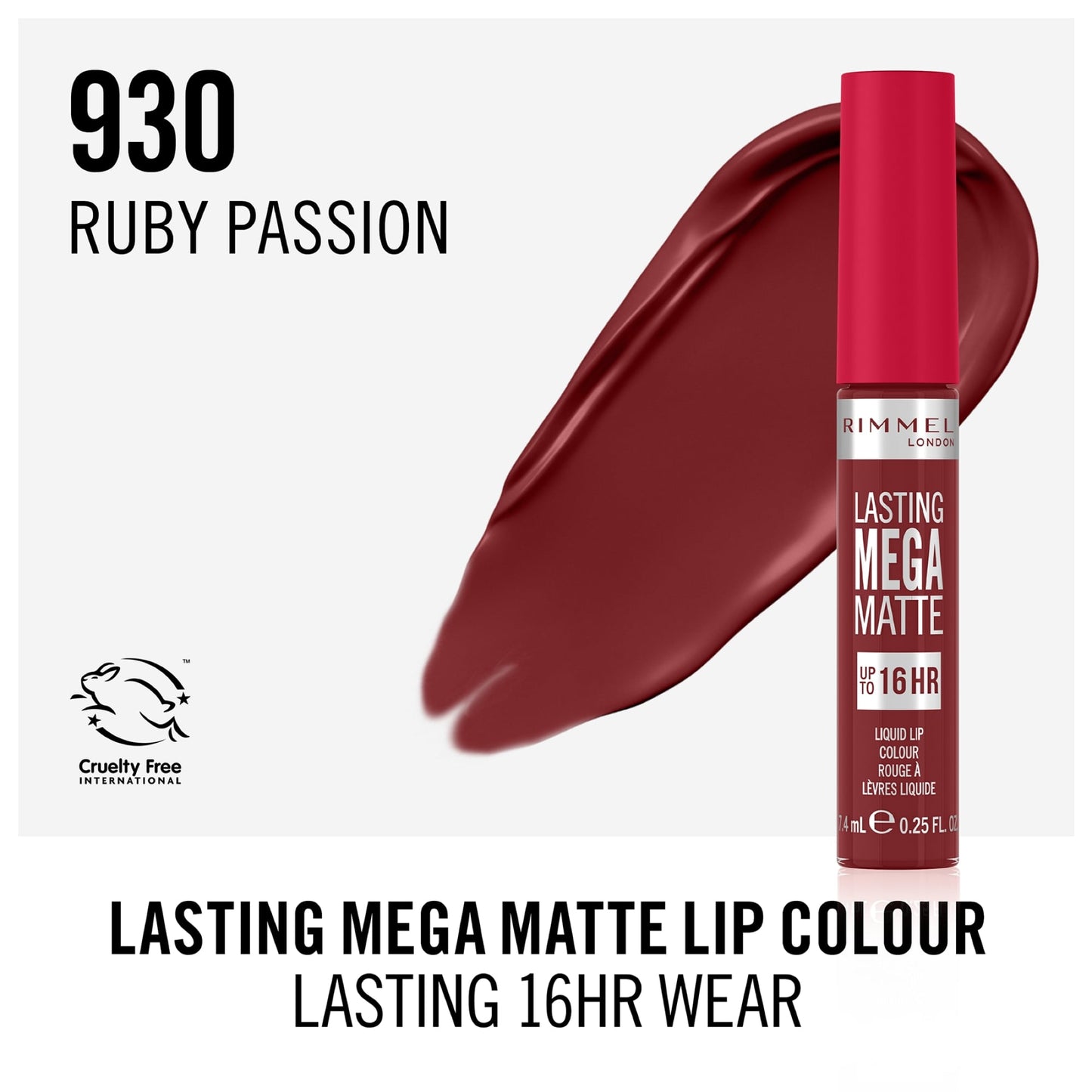 Rimmel Lasting Mega Matte Liquid Lip Colour 7.4ml