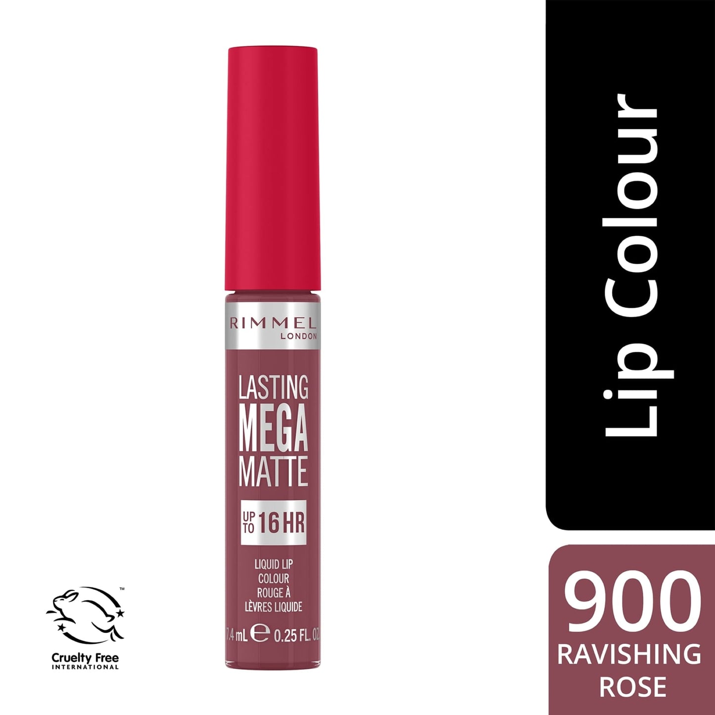 Lasting Mega Matte Liquid Lip Colour 7.4ml Ravishing Rose|7.4ml