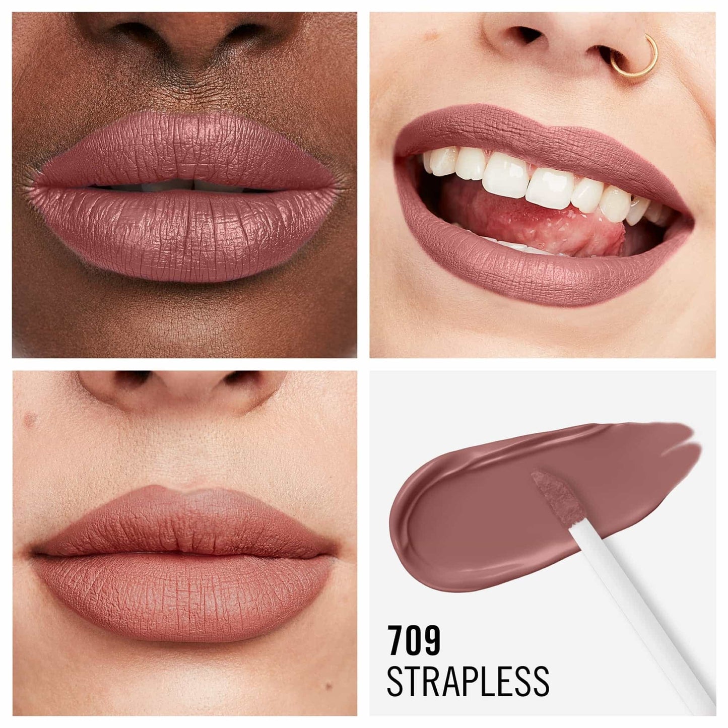 Lasting Mega Matte Liquid Lip Colour 7.4ml Strapless|7.4ml