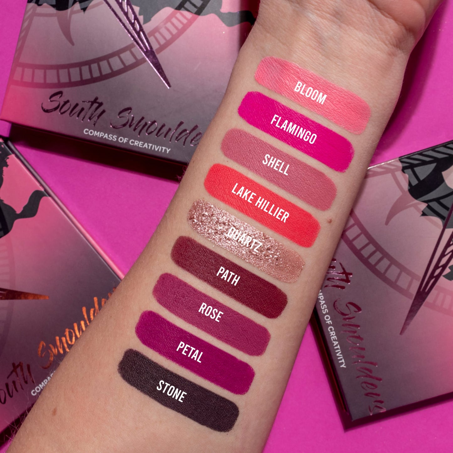 Compass of Creativity Eyeshadow Palette - 9 shades South Smoulders|110g