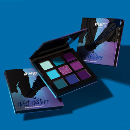Compass of Creativity Eyeshadow Palette - 9 shades West Waters|110g