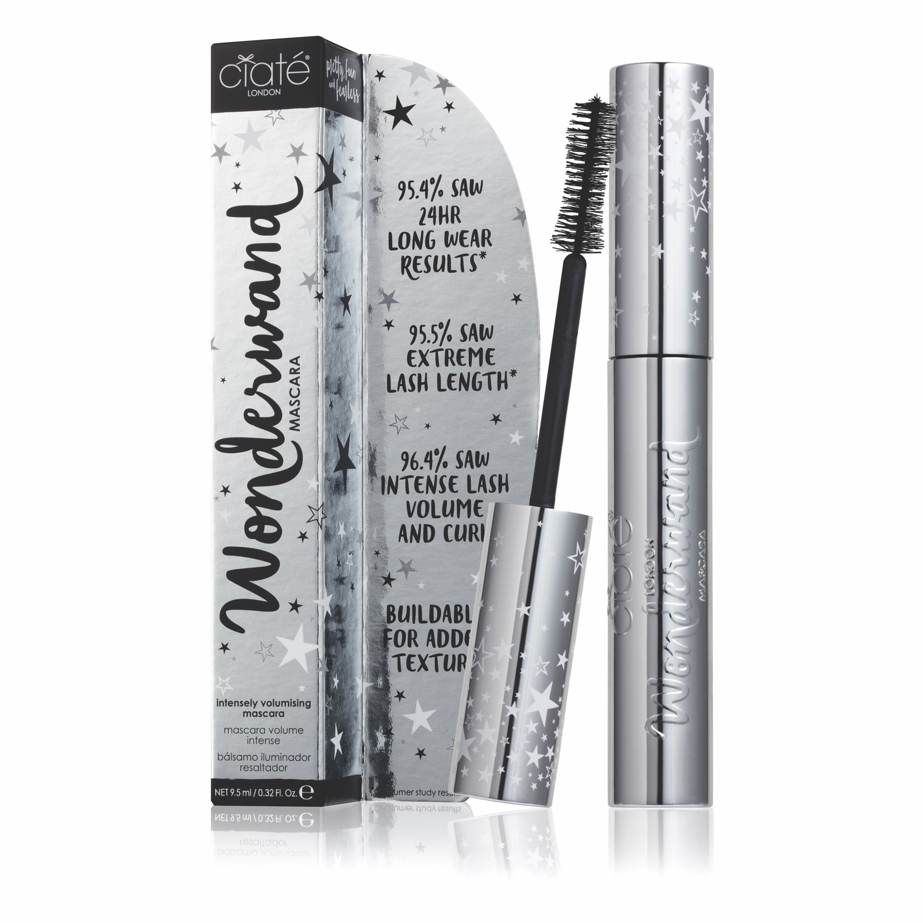 Wonderwand Lengthening & Volumising Mascara Black Black|9.5ml