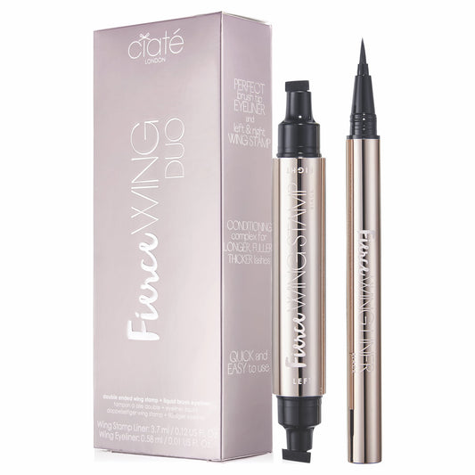 Fierce Wing Duo Wing Stamp + Liquid Eyeliner Black Black|4.2ml